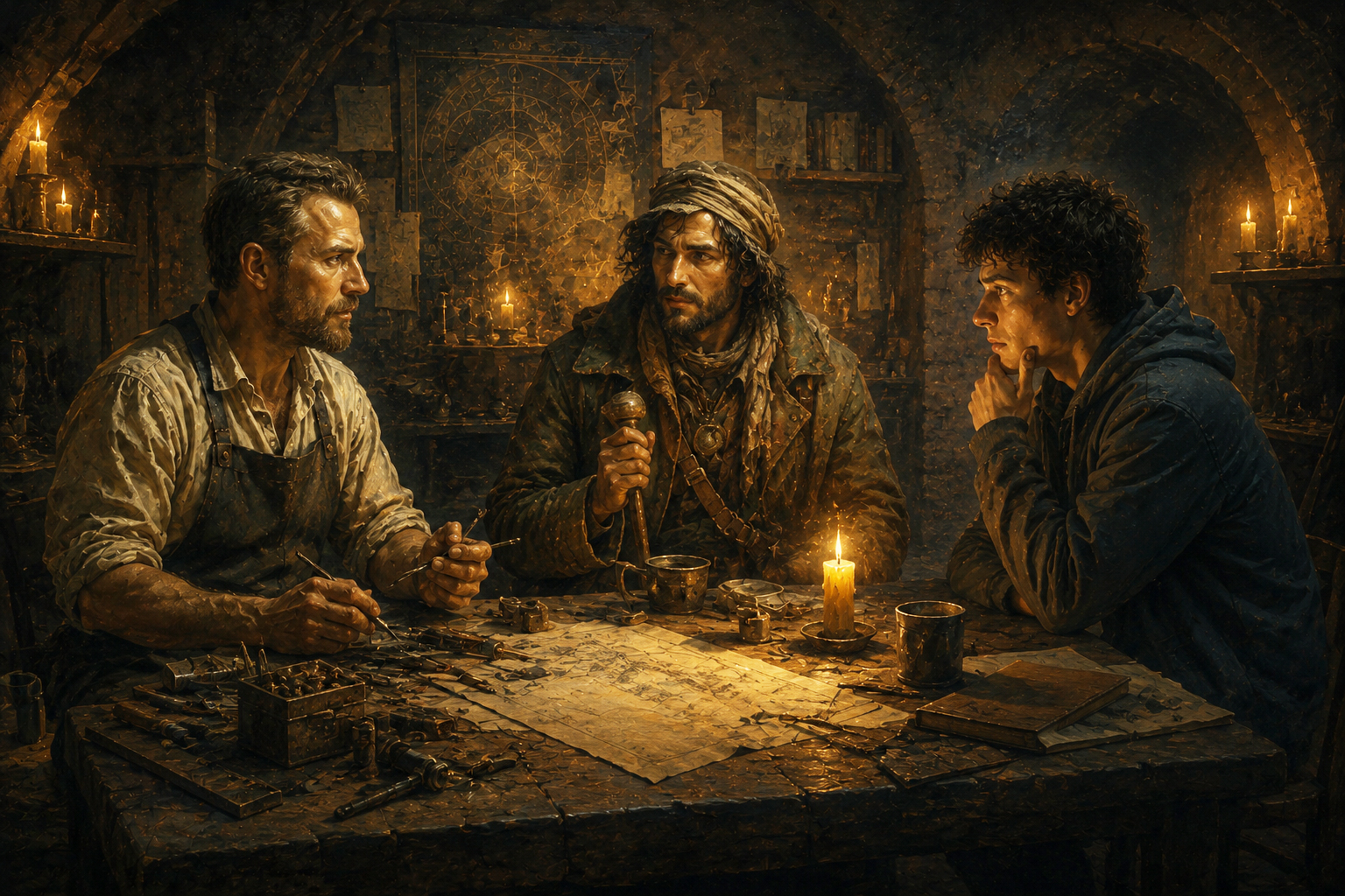 Artisan, Errant, Miroir — trois visages de l'initiation