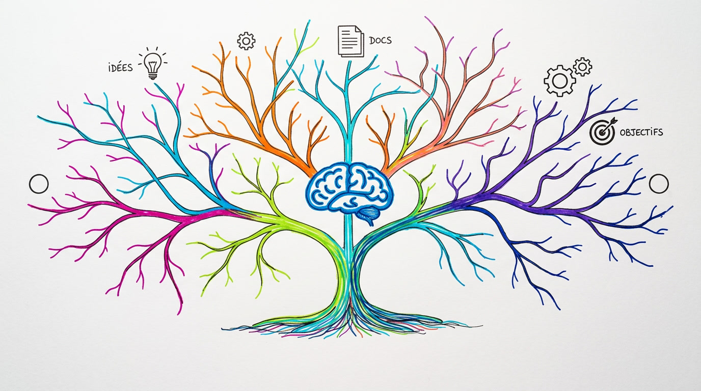 Mind maps : la pensée en arborescence (sans le piège du coloriage)